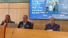 Eva Pando, Belarmino Sope�a y Juan Jos� Cima