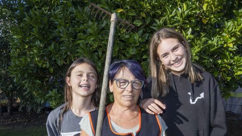 Susana y sus nietas, Vera y Noa