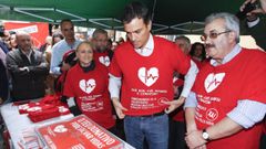 El secretario general de los socialistas visit� la capital lucense en el 2015 y se comprometi� a pedir explicaciones a Rajoy en el Congreso por la falta de los servicios demandados en el HULA