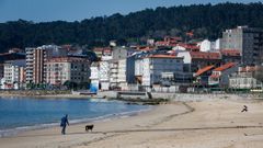 El entorno de la playa de Coroso es uno de los puntos con m�s pisos tur�sticos en Ribeira.