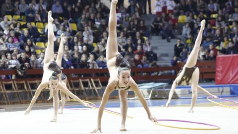 Un torneo de gimnasia, en Ourense.