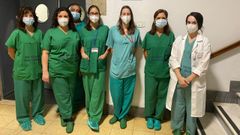 El equipo del Chop que realiz� la operaci�n del implante bilateral en el Hospital Provincial