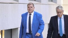 Juan Manuel Serrano, exjefe de gabinete de Pedro S�nchez en el PSOE y expresidente de Correos, a su llegada a la Audiencia Nacional.