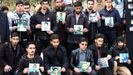 Alumnos de la Universidad de Teheran recuerda a sus compa�eros muertos en el derribo del avi�n ucraniano