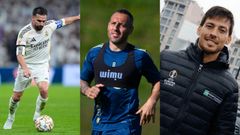 Dani Carvajal, Santi Cazorla y David Silva