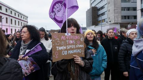 Manifestaci�n del 8M en A Coru�a.
