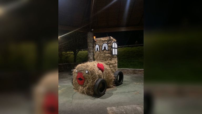 A decoraci&oacute;n de Nadal de As Nogais