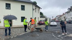 Limpieza simb�lica de los vecinos de Infesta