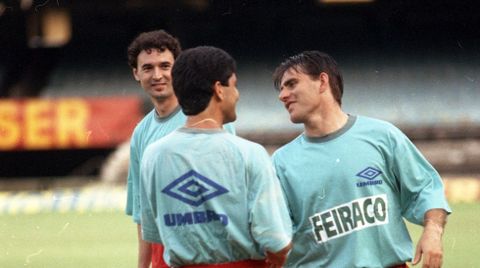 Bebeto, Nando y Serna.