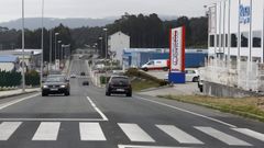 Zona del pol�gono de O Perdouro, en Burela