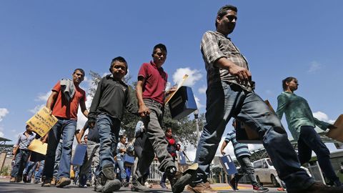 Familias de inmigrantes en Texas, Estados Unidos