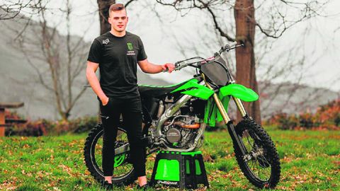 Enol Megido perdi� la vida al sufrir una ca�da en un circuito de motocross