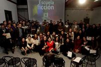 Los alumnos recibieron ayer sus diplomas.