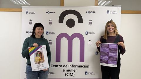 La agente de Iguladade Cho Couto y la concejala Ana Barreiro