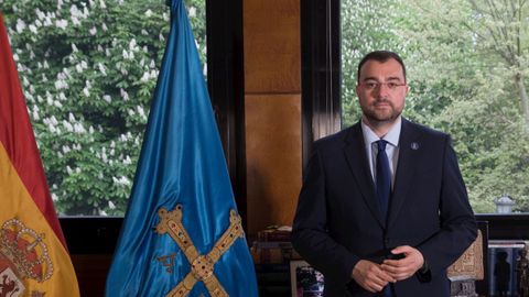 Adrin Barbn, presidente del Principado de Asturias