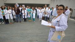 Beln Carnero ley el manifiesto de los mdicos ante el HULA