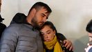 Los padres del peque�o Julen, fallecido tras caer a un pozo en Total�n (M�laga)