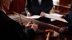 Una foto de archivo de un proceso judicial.