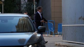 David S�nchez, hermano del presidente del Gobierno, a su llegada al juicio que se celebra en la Audiencia de Badajoz