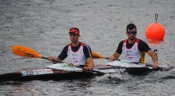 Los palistas del Tudense Pav�n y Mill�n sabr�n hoy si disputar�n los Juegos Ol�mpicos de R�o de Janeiro en agosto.