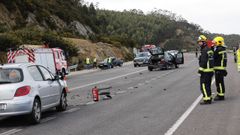 Accidente de tr�fico en el corredor de Xove