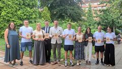 Presentaci�n del evento este jueves en el Ayuntamiento de Castrill�n.<br />REMITIDA / HANDOUT por SONGS FOR AN EWAN DAY