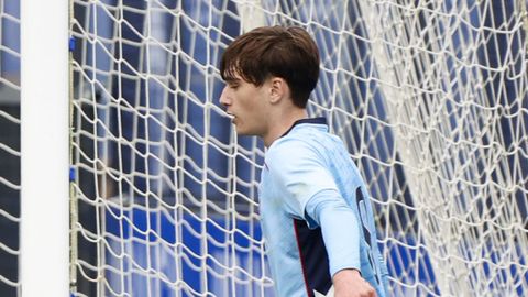 El jugador juvenil del Celta Mateo Sobral.
