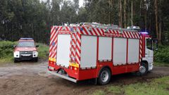 Vehculos de los bomberos de Viveiro (imagen de archivo)