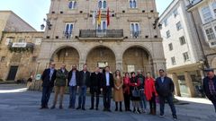 Gonzalo Caballero visit� Ourense y respald� la reprobaci�n de J�come