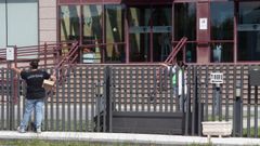 Fachada principal del centro residencial Domus Vi de Outeiro