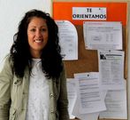 Rodr�guez, en la sede de Cruz Roja en O Barco.