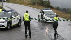 En imagen de archivo, reconstrucci�n del accidente de tr�fico que cost� la vida a cuatro j�venes hace tres a�os en Xove