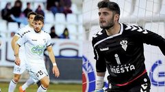 Portu y Juan Carlos en su etapa en el Albacete