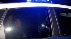 El abogado Gustavo Garc�a, volviendo ayer a comisar�a tras denegarle la jueza el �habeas corpus�.