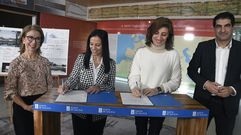 Sandra Quintas y �nxeles V�zquez firmaron el convenio de colaboraci�n