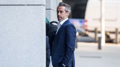 Jorge Vilda en su llega a la Audiencia Nacional este martes