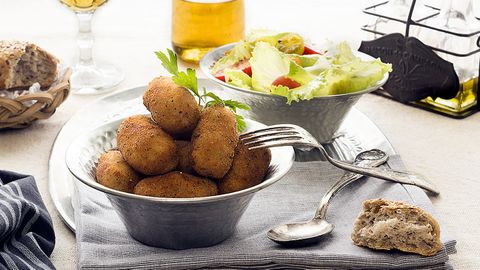 Croquetas de asado al horno