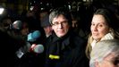 Puigdemont se va de tapas tras conmemorar los 100 d�as que lleva fugado