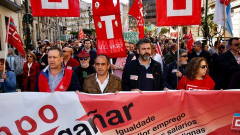 Dia del Trabajo. Manifestacin por el 1 de Mayo en Vigo