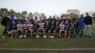Plantilla del CRAT de rugbi femenino.