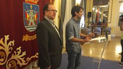 El alcalde de Ferrol durante su comparecencia ante los medios