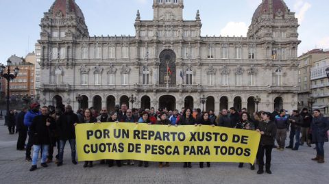 Encierro del cerco en A Corua.