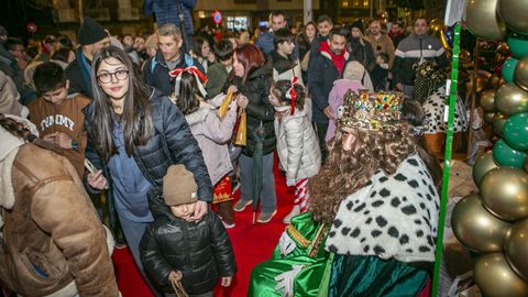 Los Reyes Magos en Porto do Son.