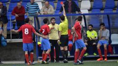 Incidentes al final del partido Corcubi�n-Mux�a
