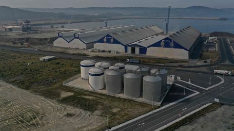 Imagen del puerto exterior de A Coru�a