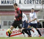 Dani M�ndez en el partido del mi�rcoles ante el Mondariz.
