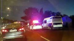 Un conductor resulta herido en A Rocha al chocar contra un cami�n