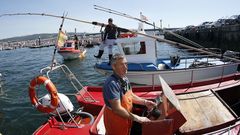 Finaliza una buena campa�a de marisqueo en la cofrad�a de Noia