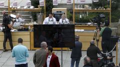 Imaxe de arquivo da gravación en Monforte do concurso de cociña «Come a comarca», de Voz Audiovisual