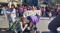 Manifestaci�n del colectivo Fulanas en Pontevedra por el 8M